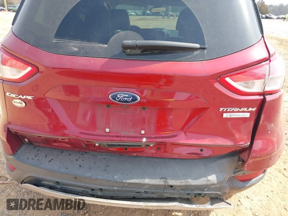 2013 Ford Escape Titanium with VIN 1FMCU0J93DUB43923, listed as a IAAI auction lot 41798566 with 109,351 mi miles. Bid and sale history available at carsss.com. Image 6.