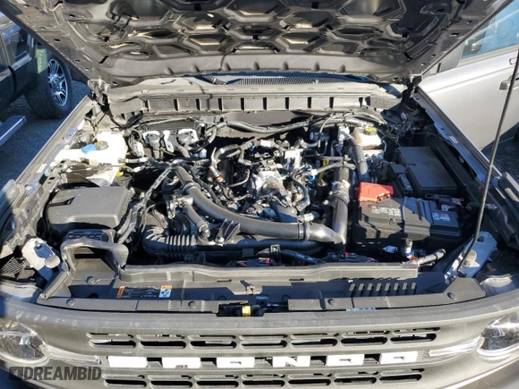 2023 Ford Bronco with VIN 1FMEE5BP3PLB11080, listed as a Copart auction lot 42005615 with 0 mi miles and Salvage Title. Bid and sale history available at carsss.com. Image 12.