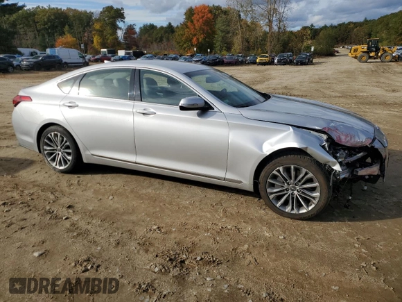 2017 Genesis G80 3.8L with VIN KMHGN4JE2HU201321, listed as a Copart auction lot 75986504 with 79,064 mi miles and Salvage Title. Bid and sale history available at carsss.com. Image 4.