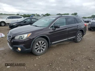 2017 Subaru Outback Touring with VIN 4S4BSATCXH3210996, listed as a Copart auction lot 55390025 with 121,413 mi miles and Salvage title. Bid and sale history available at DreamBid. Image 1.