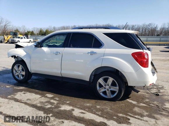 2014 Chevrolet Equinox LTZ with VIN 1GNALDEK6EZ136480, listed as a Copart auction lot 51083495 with 128,111 mi miles and Salvage Title. Bid and sale history available at carsss.com. Image 2.