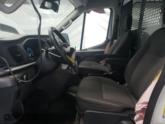 2021 Ford Transit Cargo with VIN 1FTBW3X83MKA02596, listed as a Copart auction lot 53997555 with 114,485 mi miles and Clean Title. Bid and sale history available at carsss.com. Image 7.
