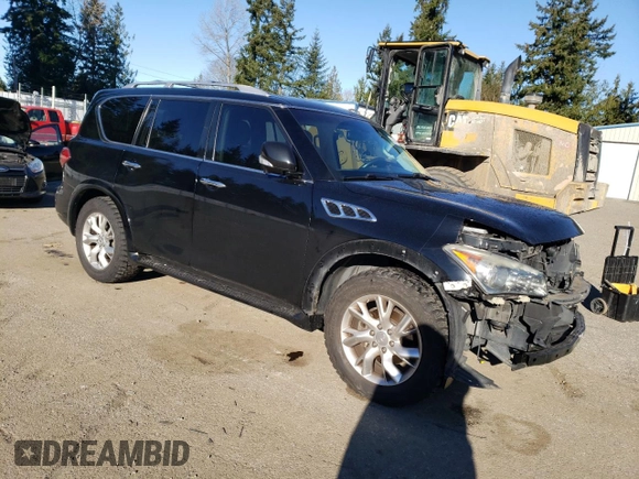 2012 Infiniti QX56 7-passenger z VIN JN8AZ2NE3C9021696, wystawiony jako Copart lot #42432495 z przebiegiem 153 684 mil mil oraz Szkoda całkowita • Salvage title. Historia ofert i sprzedaży dostępna na DreamBid. Obrazek 4.