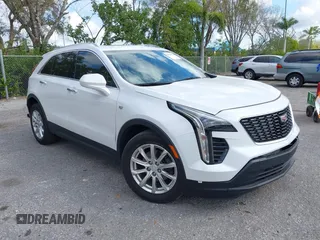 2019 Cadillac XT4 FWD Luxury with VIN 1GYAZAR40KF149265, listed as a IAAI auction lot 41508523 with 14,461 mi miles. Bid and sale history available at carsss.com. Image 1.