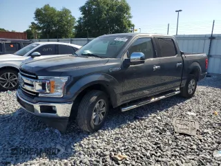 2018 Ford F-150 XL with VIN 1FTEW1C52JFA19309, listed as a Copart auction lot 53021485 with 217,187 mi miles and Salvage Title. Bid and sale history available at carsss.com. Image 1.