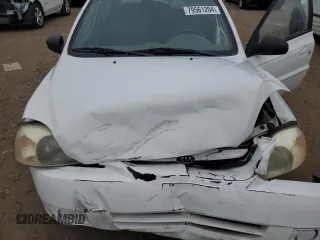 2003 Kia Rio with VIN KNADC125136274488, listed as a Copart auction lot 79561204 with 117,608 mi miles and Salvage Title. Bid and sale history available at carsss.com. Image 13.