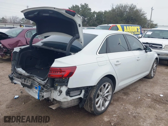 2019 Audi A4 Premium z VIN WAUGMAF4XKN004563, wystawiony jako IAAI lot #41637446 z przebiegiem 19 748 mil mil oraz . Historia ofert i sprzedaży dostępna na DreamBid. Obrazek 4.