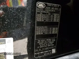 2024 Land Rover Discovery with VIN SALRL2EX9R2491677, listed as a Copart auction lot 46705135 with 13,676 mi miles and Salvage Title. Bid and sale history available at DreamBid. Image 13.