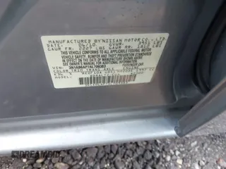 2010 Nissan Sentra SR with VIN 3N1AB6AP7AL709383, listed as a IAAI auction lot 41988755 with Not Provided miles and . Bid and sale history available at DreamBid. Image 9.