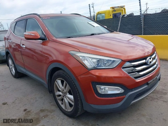2013 Hyundai Santa Fe 2.0T Sport with VIN 5XYZUDLA3DG123041, listed as a IAAI auction lot 42004611 with 141,484 mi miles. Bid and sale history available at carsss.com. Image 1.