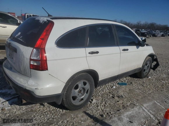 2008 Honda CR-V LX with VIN 5J6RE48338L037482, listed as a Copart auction lot 89199335 with 0 mi miles and Salvage Title. Bid and sale history available at carsss.com. Image 3.