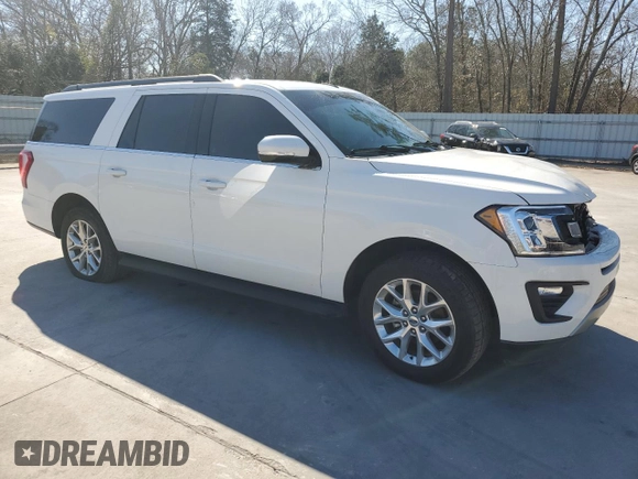 2020 Ford Expedition Max XLT with VIN 1FMJK1HT8LEA90942, listed as a Copart auction lot 43364365 with 74,347 mi miles and Salvage Title. Bid and sale history available at DreamBid. Image 4.