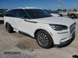 2020 Lincoln Aviator Reserve z VIN 5LM5J7WCXLGL10805, wystawiony jako Copart lot #56521375 z przebiegiem 53 729 mil mil oraz Szkoda całkowita • Salvage title. Historia ofert i sprzedaży dostępna na DreamBid. Obrazek 4.