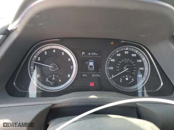 2022 Hyundai Sonata SE with VIN 5NPEG4JA8NH141585, listed as a Copart auction lot 42808995 with 56,170 mi miles and Salvage Title. Bid and sale history available at carsss.com. Image 9.