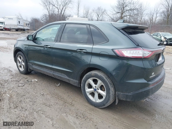 2015 Ford Edge SE with VIN 2FMTK3G95FBB46975, listed as a IAAI auction lot 41893777 with 221,328 mi miles. Bid and sale history available at carsss.com. Image 3.