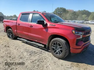 2024 Chevrolet Silverado 1500 RST with VIN 1GCUDEE88RZ350616, listed as a Copart auction lot 76806374 with 11,086 mi miles and Salvage Title. Bid and sale history available at carsss.com. Image 4.
