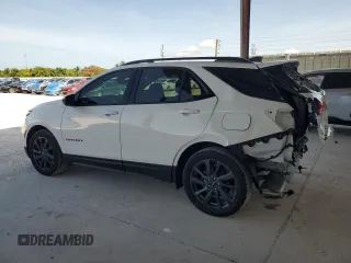 2024 Chevrolet Equinox RS z VIN 3GNAXMEG5RS217098, wystawiony jako Copart lot #58026325 z przebiegiem 10 744 mil mil oraz Nie do naprawy • Non repairable. Historia ofert i sprzedaży dostępna na DreamBid. Obrazek 2.