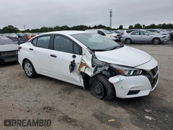 2022 Nissan Versa S с VIN 3N1CN8DV4NL839908, выставлен на аукционе Copart как лот 58776235 с пробегом 48 961 миль миль и Списание • Salvage title. История ставок и продаж доступна на DreamBid. Изображение 4.