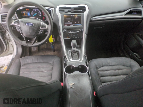 2015 Ford Fusion SE with VIN 3FA6P0HD8FR257984, listed as a Copart auction lot 83854044 with 127,600 mi miles and Salvage Title. Bid and sale history available at DreamBid. Image 8.