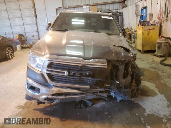 2021 Ram 1500 Big Horn with VIN 1C6SRFBT3MN560118, listed as a Copart auction lot 47117855 with 65,875 mi miles and Salvage Title. Bid and sale history available at carsss.com. Image 5.