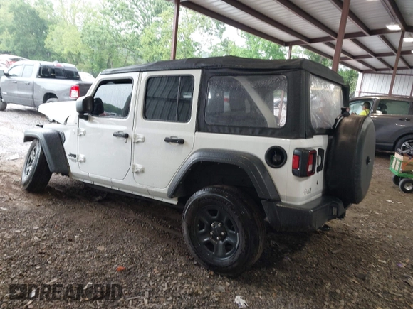 2021 Jeep Wrangler Unlimited Willys with VIN 1C4HJXDN4MW790999, listed as a IAAI auction lot 42236588 with 53,954 mi miles and . Bid and sale history available at DreamBid. Image 3.
