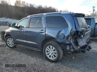 2019 Toyota Sequoia Platinum with VIN 5TDDY5G14KS171243, listed as a Copart auction lot 86040924 with 58,947 mi miles and Salvage Title. Bid and sale history available at carsss.com. Image 2.