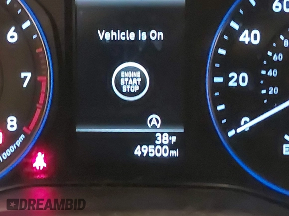 2022 Hyundai Kona SEL with VIN KM8K3CAB4NU911476, listed as a IAAI auction lot 41497070 with 49,500 mi miles. Bid and sale history available at carsss.com. Image 15.
