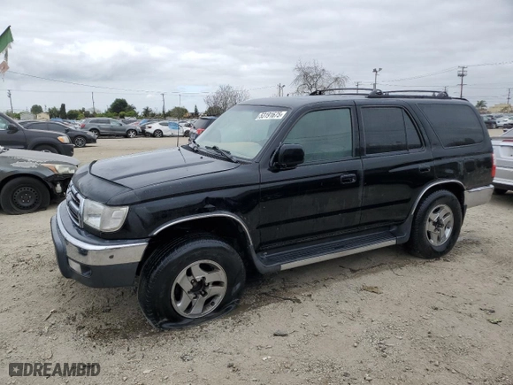 1999 Toyota 4Runner SR5 with VIN JT3GN86R0X0108623, listed as a Copart auction lot 53191675 with 212,411 mi miles and Clean Title. Bid and sale history available at carsss.com. Image 1.