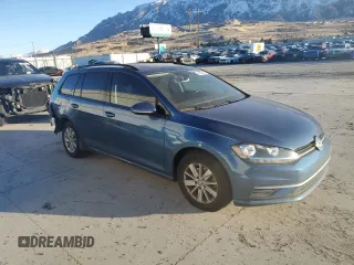 2019 Volkswagen Golf SportWagen S with VIN 3VWY57AU1KM510448, listed as a Copart auction lot 41832085 with 65,113 mi miles and Salvage Title. Bid and sale history available at carsss.com. Image 4.