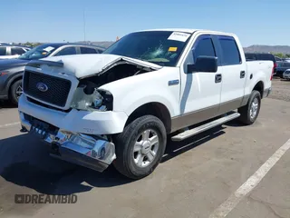 2005 Ford F-150 XLT with VIN 1FTPW14555FB63773, listed as a IAAI auction lot 42004420 with 255,071 mi miles. Bid and sale history available at carsss.com. Image 17.