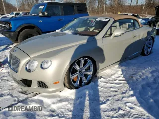 2013 Bentley Continental GT with VIN SCBGR3ZA5DC080940, listed as a Copart auction lot 42397535 with 8,082 mi miles and Salvage Title. Bid and sale history available at DreamBid. Image 1.