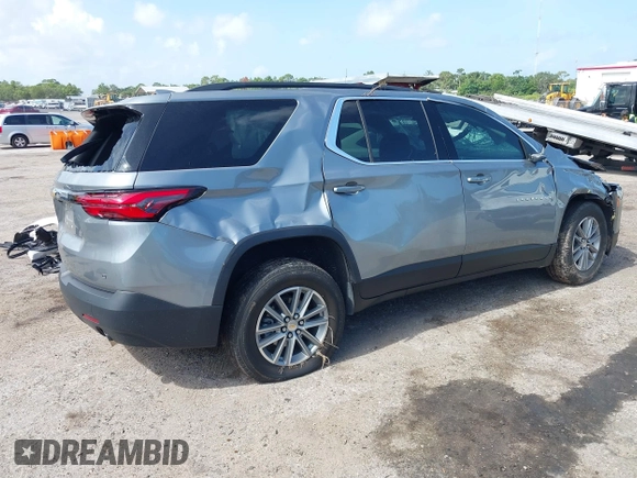 2023 Chevrolet Traverse LT Cloth z VIN 1GNERGKW5PJ298370, wystawiony jako IAAI lot #42435055 z przebiegiem Nie podano mil oraz . Historia ofert i sprzedaży dostępna na DreamBid. Obrazek 4.