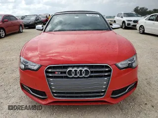 2014 Audi S5 Premium Plus z VIN WAUCGAFH5EN015371, wystawiony jako Copart lot #74150454 z przebiegiem Nie podano mil oraz Szkody całkowita. Historia ofert i sprzedaży dostępna na DreamBid. Obrazek 5.