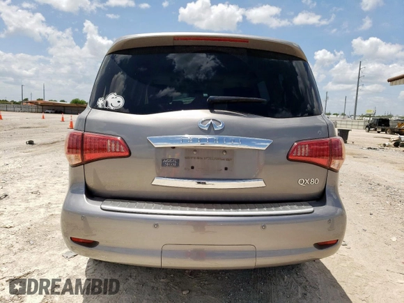 2014 Infiniti QX80 with VIN JN8AZ2NC4E9352482, listed as a Copart auction lot 63224725 with 161,655 mi miles and Clean title. Bid and sale history available at DreamBid. Image 6.