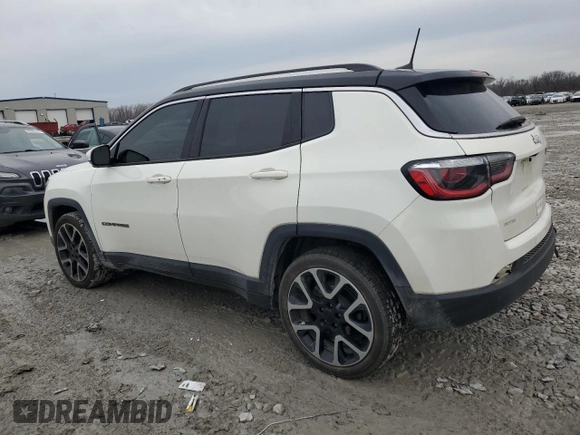 2018 Jeep Compass Limited with VIN 3C4NJCCB3JT374544, listed as a Copart auction lot 46948285 with 72,952 mi miles and Salvage Title. Bid and sale history available at carsss.com. Image 2.