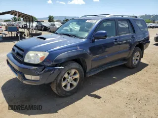 2003 Toyota 4Runner SR5 z VIN JTEZU14R338008623, wystawiony jako Copart lot #56945505 z przebiegiem 273 379 mil mil oraz Szkoda całkowita • Salvage title. Historia ofert i sprzedaży dostępna na DreamBid. Obrazek 1.