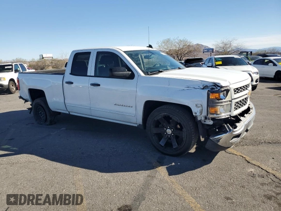 2015 Chevrolet Silverado 1500 LT with VIN 1GCRCRECXFZ223432, listed as a Copart auction lot 50058405 with 132,215 mi miles and Salvage Title. Bid and sale history available at carsss.com. Image 4.
