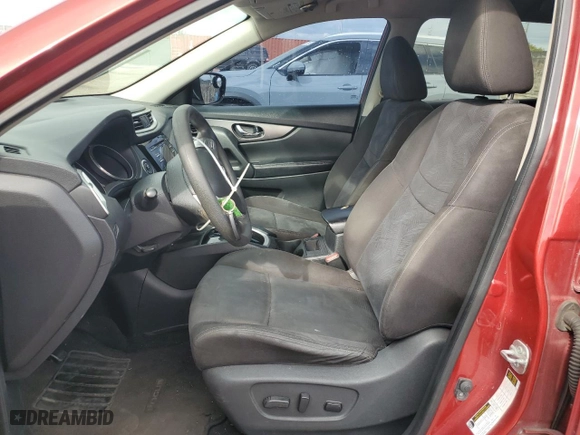 2015 Nissan Rogue SV with VIN KNMAT2MT5FP557238, listed as a Copart auction lot 50350945 with 221,508 mi miles and Salvage Title. Bid and sale history available at carsss.com. Image 7.