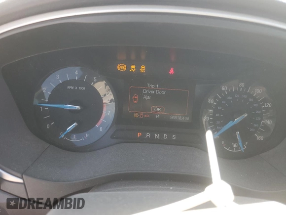 2016 Ford Fusion SE with VIN 3FA6P0H70GR162525, listed as a Copart auction lot 53445495 with 96,618 mi miles and Salvage title. Bid and sale history available at DreamBid. Image 9.
