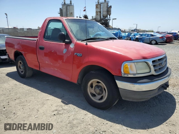 2003 Ford F-150 XL with VIN 1FTRF17293NB35763, listed as a Copart auction lot 55352925 with 208,961 mi miles and Salvage title. Bid and sale history available at DreamBid. Image 4.