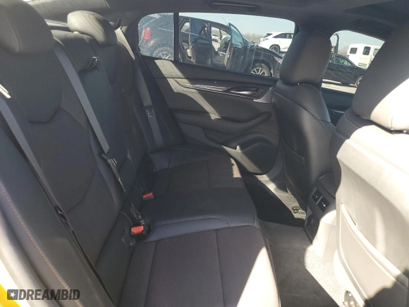 2024 Cadillac CT5-V with VIN 1G6DV5RW4R0105390, listed as a Copart auction lot 43518065 with 16,048 mi miles and Salvage Title. Bid and sale history available at carsss.com. Image 11.