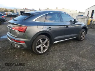 2022 Audi SQ5 Sportback Premium with VIN WA114AFY5N2052757, listed as a Copart auction lot 39362974 with 17,354 mi miles and . Bid and sale history available at DreamBid. Image 3.