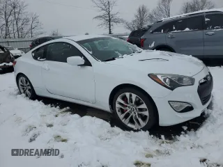 2013 Hyundai Genesis Coupe R-Spec with VIN KMHHU6KJ4DU112827, listed as a Copart auction lot 45130315 with 80,919 mi miles and Salvage title. Bid and sale history available at DreamBid. Image 4.