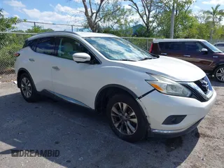 2016 Nissan Murano S with VIN 5N1AZ2MG2GN144123, listed as a IAAI auction lot 42041165 with 60,854 mi miles and . Bid and sale history available at carsss.com. Image 1.