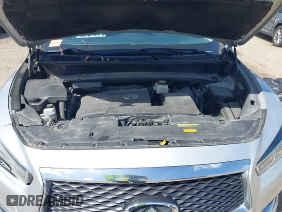 2019 Infiniti QX60 LUXE with VIN 5N1DL0MN8KC526839, listed as a IAAI auction lot 41811271 with 83,729 mi miles. Bid and sale history available at carsss.com. Image 10.