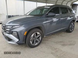 2025 Hyundai Tucson SEL with VIN 5NMJB3DE2SH493866, listed as a Copart auction lot 53480595 with 17,323 mi miles and Salvage Title. Bid and sale history available at carsss.com. Image 1.