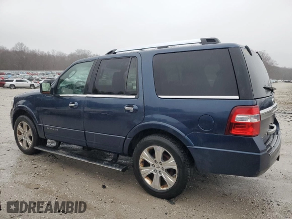 2015 Ford Expedition Platinum with VIN 1FMJU1MT4FEF46424, listed as a Copart auction lot 51551175 with 238,259 mi miles and Clean title. Bid and sale history available at DreamBid. Image 2.