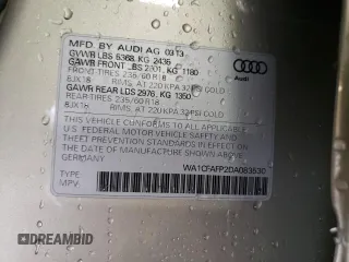 2013 Audi Q5 Premium с VIN WA1CFAFP2DA083530, выставлен на аукционе Copart как лот 46661445 с пробегом 147 203 миль миль и Списание • Salvage title. История ставок и продаж доступна на DreamBid. Изображение 12.
