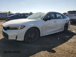 2025 Honda Civic Sport with VIN 2HGFE2F58SH565378, listed as a Copart auction lot 48484155 with 436 mi miles and Salvage Title. Bid and sale history available at carsss.com. Image 1.