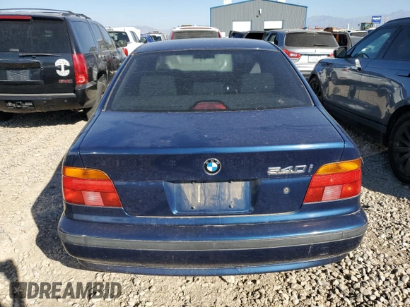 1999 BMW 5 Series 540i with VIN WBADN5332XGC91625, listed as a Copart auction lot 74486614 with 326 mi miles and Clean Title. Bid and sale history available at carsss.com. Image 6.